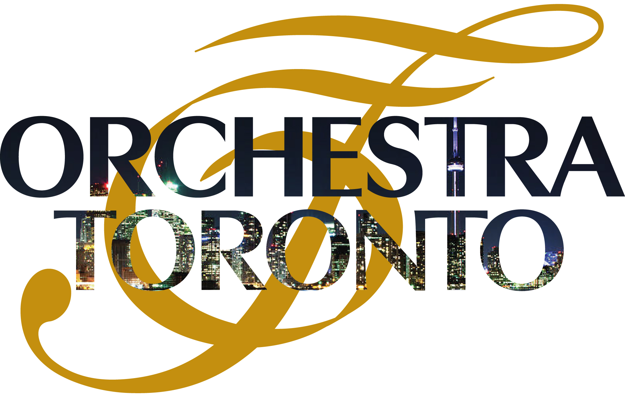 Icon for Orchestra Toronto with a city scape within the letters